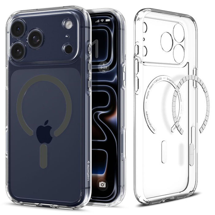 Spigen Ultra Hybrid MagSafe Case for iPhone 17 Pro Max - Clear Gray