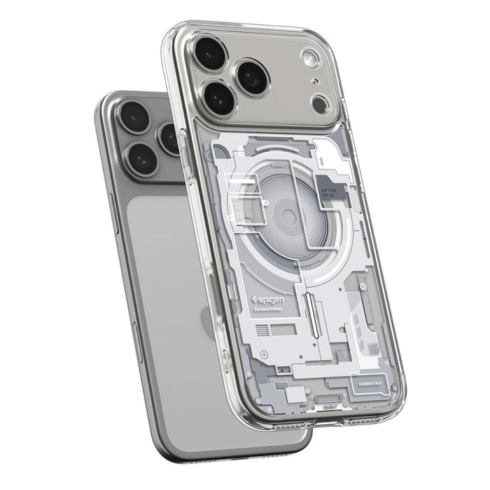 Spigen Ultra Hybrid MagSafe Case for iPhone 17 Pro Zero One - White