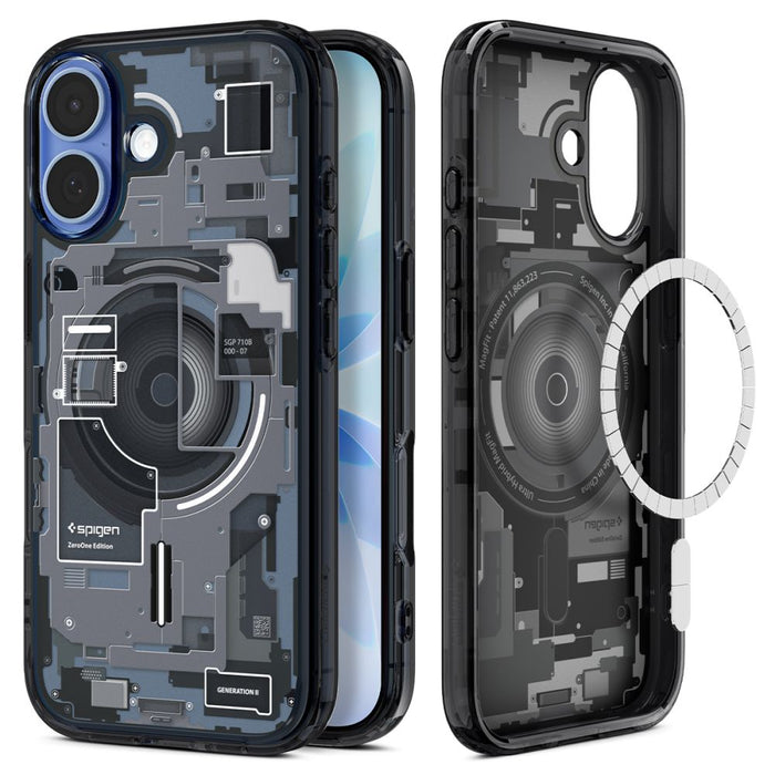 Spigen Ultra Hybrid MagSafe case for iPhone 17 Zero One - black