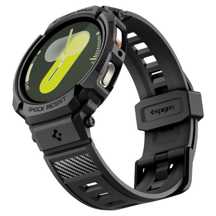 Spigen Rugged Armor Pro Strap for Samsung Galaxy Watch 8 40mm - Matte Black