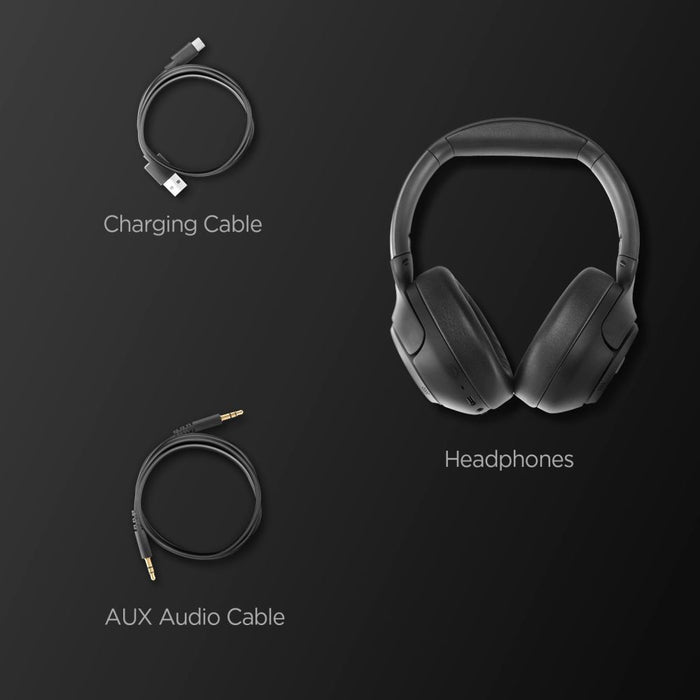 Spigen SA2403 ANC Pro Wireless Headphones - Black