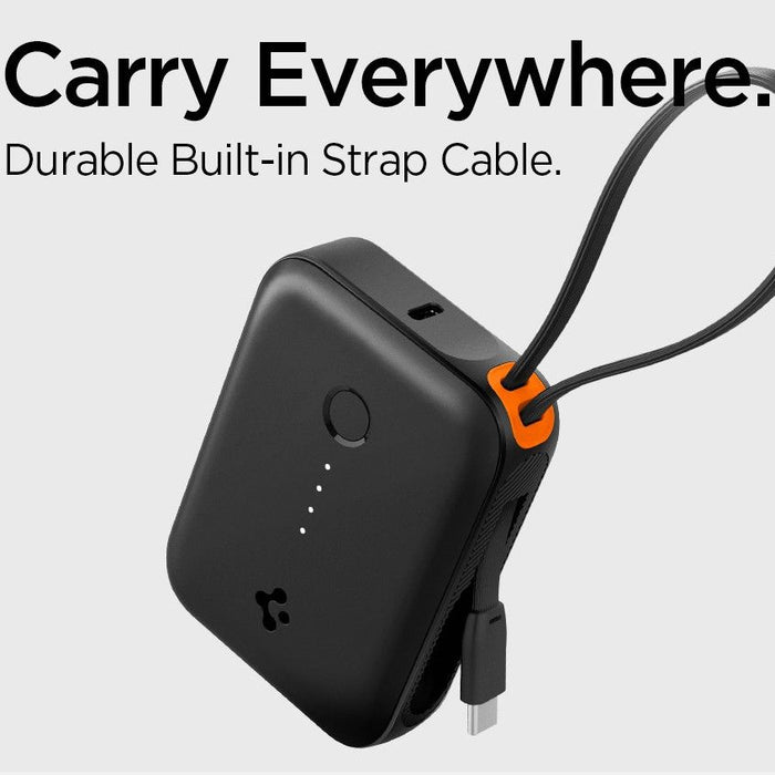 Spigen Essential EA3010BT 10000 mAh 30W Power Bank - Black