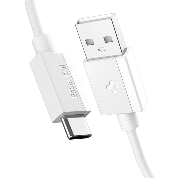 Spigen EB6010AC USB-A / USB-C 60W Cable 100 cm - White