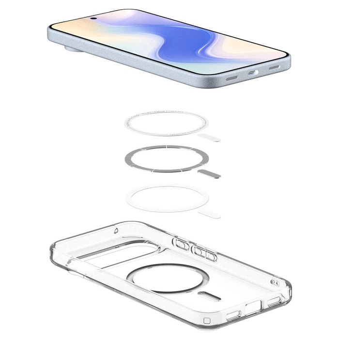 Spigen Ultra Hybrid Mag MagSafe Case for Google Pixel 10 Pro XL - Clear and White