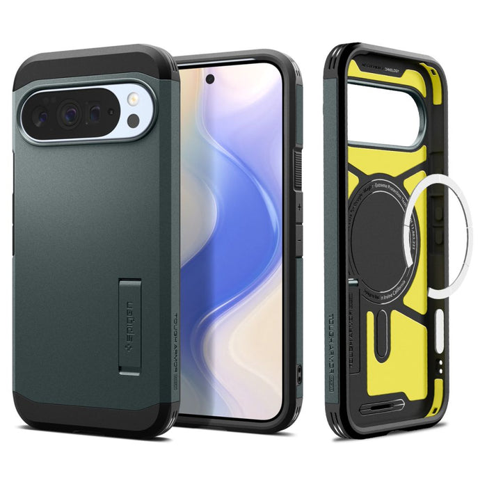 Spigen Tough Armor Mag MagSafe Case for Google Pixel 10 Pro XL - Green
