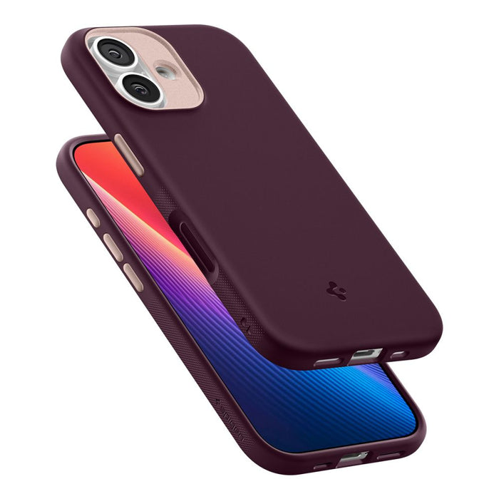 Spigen Nano Pop Mag MagSafe case for iPhone 17 - burgundy