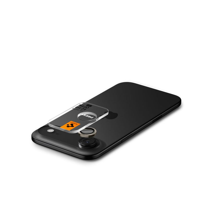 Spigen Optik Pro GLAS.TR ”EZ FIT” Camera Cover 2-pack for iPhone Air - Gold