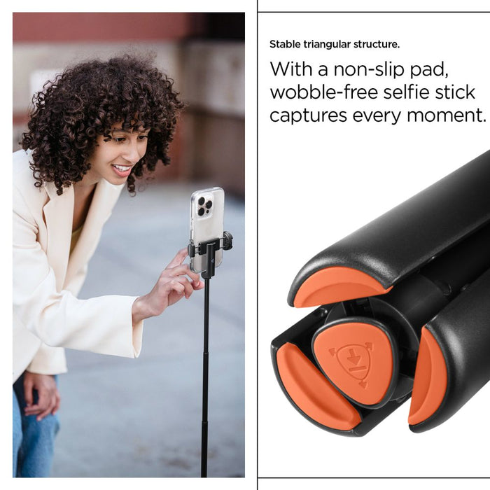 Spigen S541W Bluetooth Selfie Stick - Black