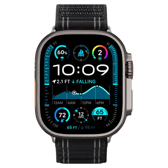 Spigen WBF0 Strap for Apple Watch 44 / 45 / 46 / 49 mm - Black