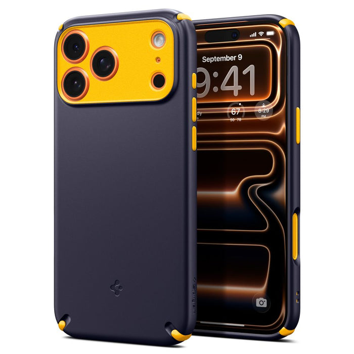 Spigen Nano Pop Hybrid MagSafe case for iPhone 17 Pro - navy blue