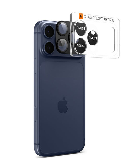 Spigen Optik Pro XL Camera Lens Glass for iPhone 17 Pro Max - Black