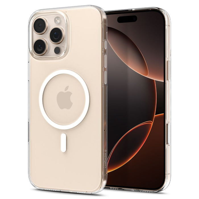 Spigen Thin Fit MagSafe Case for iPhone 16 Pro - Clear and White