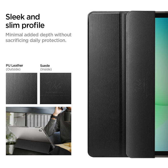 Spigen Smart Fold Case for Samsung Galaxy Tab A9+ / A11+ - Black