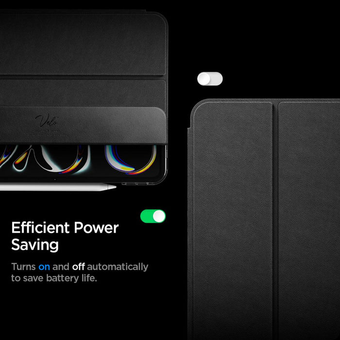 Spigen Liquid Air Folio Case for iPad Pro 11” (2024) iPad Pro 11” (2025) - Black