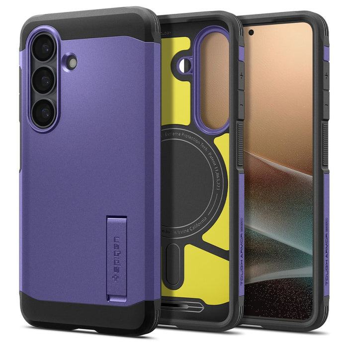 Spigen Tough Armor Mag MagSafe Case for Samsung Galaxy S26 - Purple