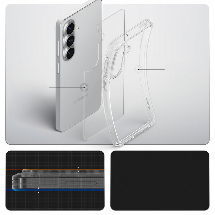 Spigen Ultra Hybrid Case for Samsung Galaxy S26 - Transparent
