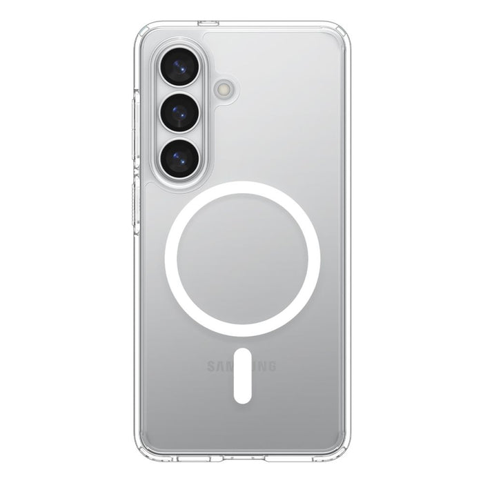 Spigen Ultra Hybrid Mag MagSafe Case for Samsung Galaxy S26 - Clear and White