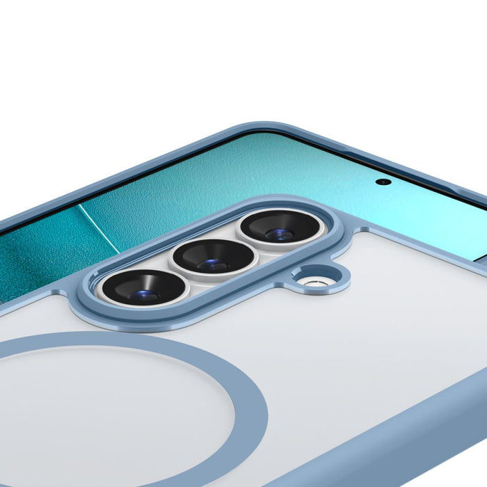 Spigen Ultra Hybrid Mag MagSafe Case for Samsung Galaxy S26 - Clear Blue