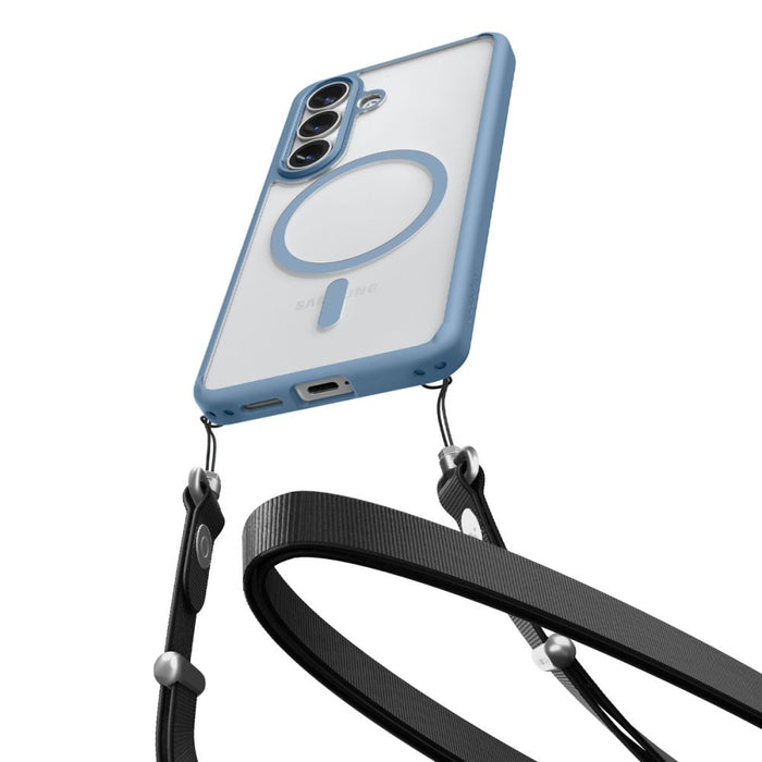 Spigen Ultra Hybrid Mag MagSafe Case for Samsung Galaxy S26 - Clear Blue