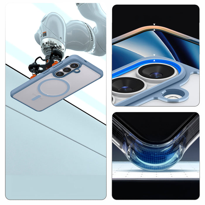 Spigen Ultra Hybrid Mag MagSafe Case for Samsung Galaxy S26 - Clear Blue