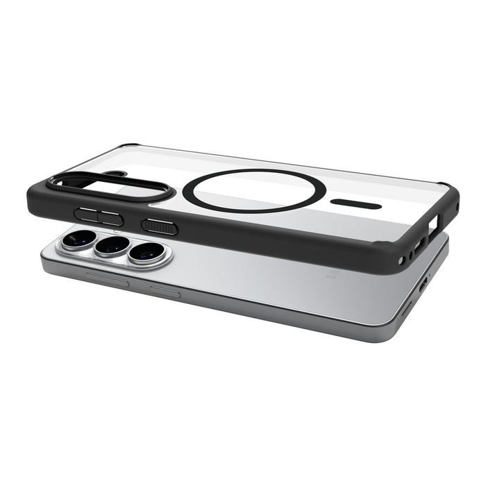 Spigen Ultra Hybrid Mag MagSafe Case for Samsung Galaxy S26 - Clear Black