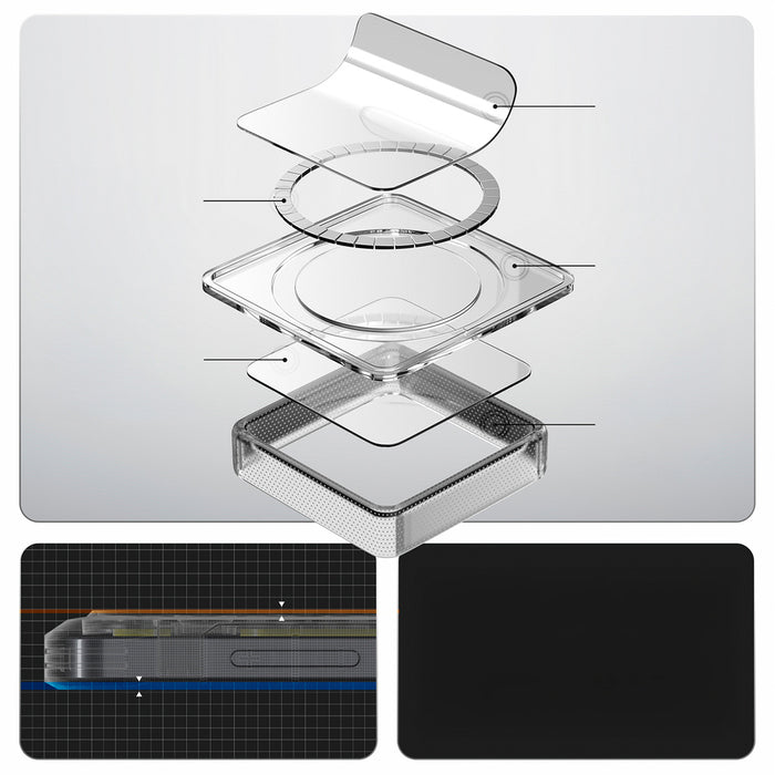 Spigen Ultra Hybrid Mag MagSafe Case for Samsung Galaxy S26 Neo One - Transparent