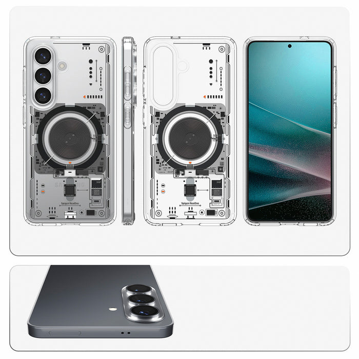 Spigen Ultra Hybrid Mag MagSafe Case for Samsung Galaxy S26 Neo One - Transparent