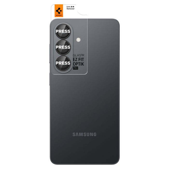 Spigen Glas.Tr Ez Fit Optik Pro HD Camera Cover 2-pack for Samsung Galaxy S26 - Black