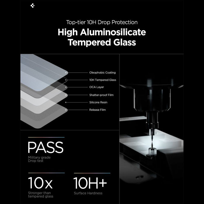 Spigen Glas.Tr Ez Fit Pro HD Privacy Glass for Samsung Galaxy S26