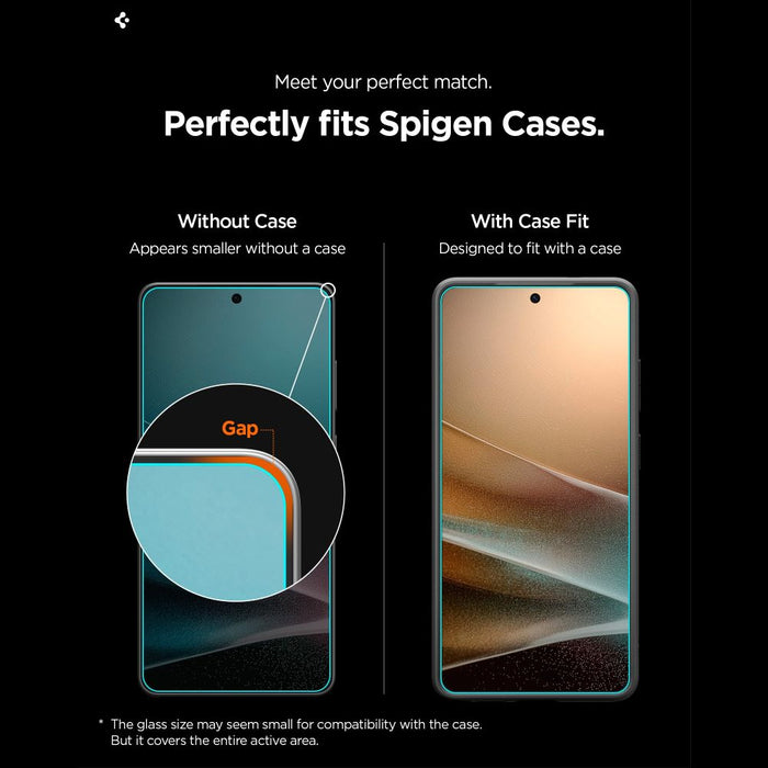 Spigen Glas.Tr Ez Fit Pro HD Tempered Glass 2-pack for Samsung Galaxy S26
