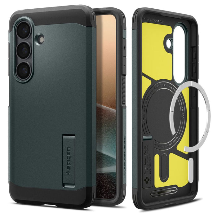 Spigen Tough Armor Mag MagSafe Case for Samsung Galaxy S26+ - Green