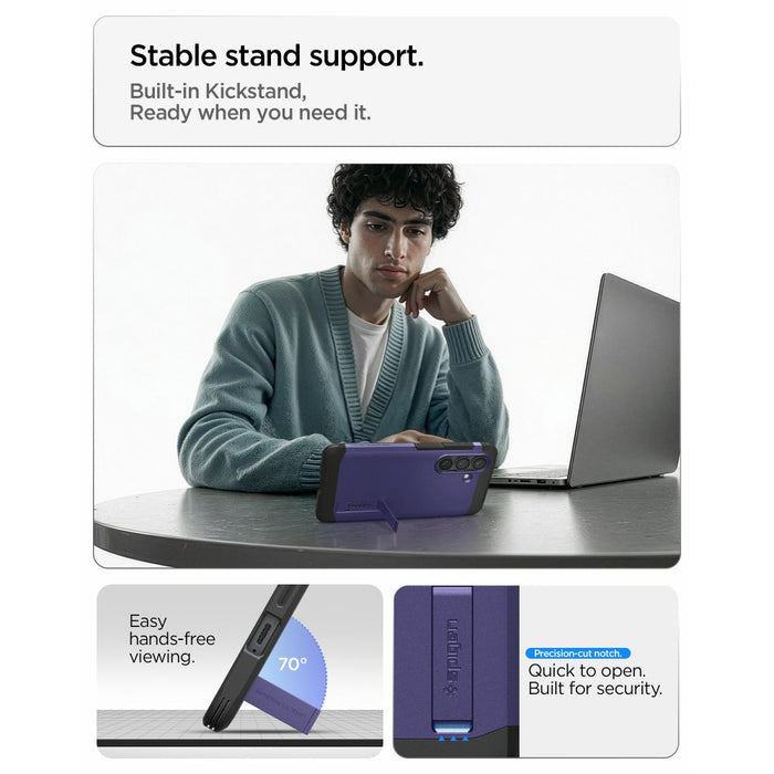 Spigen Tough Armor Mag MagSafe Case for Samsung Galaxy S26+ - Purple
