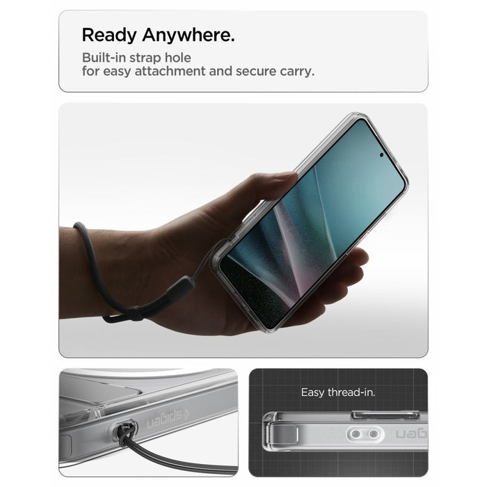 Spigen Ultra Hybrid S Mag MagSafe Case for Samsung Galaxy S26+ - Clear and White