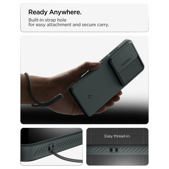 Spigen Optik Armor Case for Samsung Galaxy S26 Ultra - Green