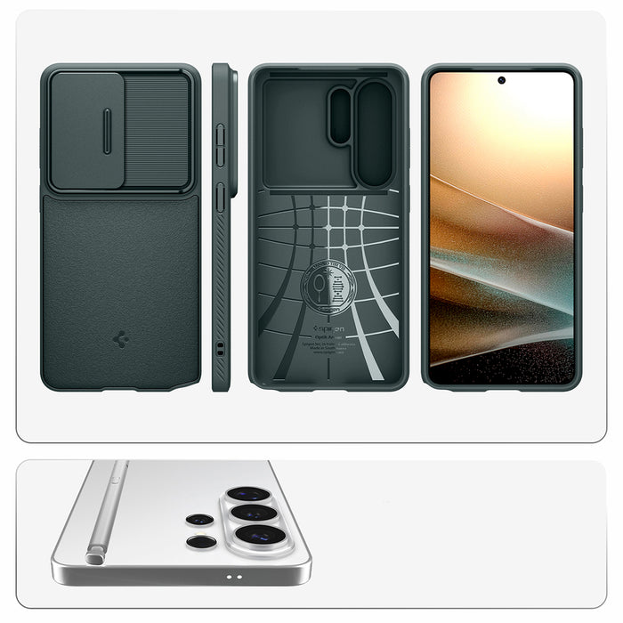 Spigen Optik Armor Case for Samsung Galaxy S26 Ultra - Green