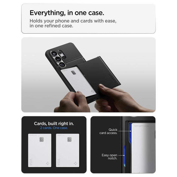 Spigen Slim Armor CS Case for Samsung Galaxy S26 Ultra - Black