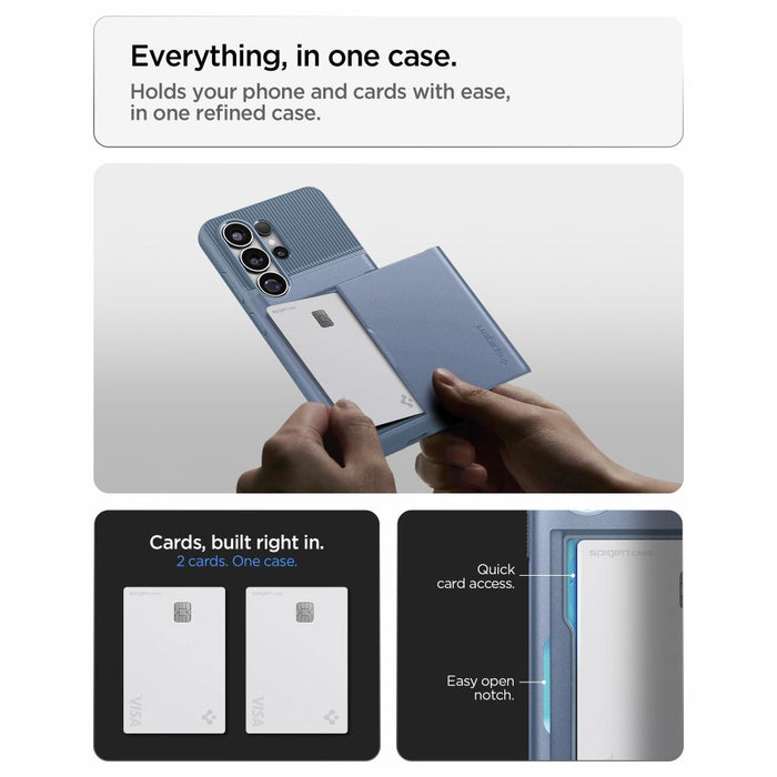 Spigen Slim Armor CS Case for Samsung Galaxy S26 Ultra - Blue