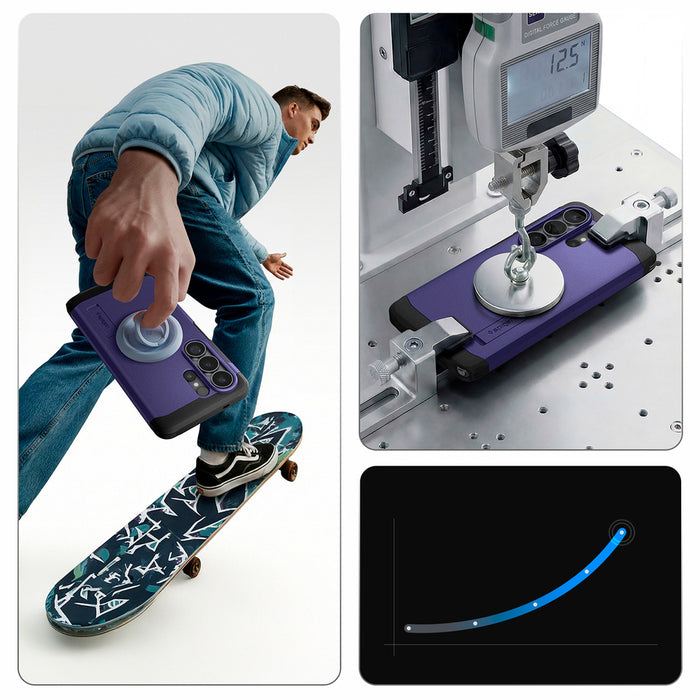 Spigen Tough Armor Mag MagSafe Case for Samsung Galaxy S26 Ultra - Purple