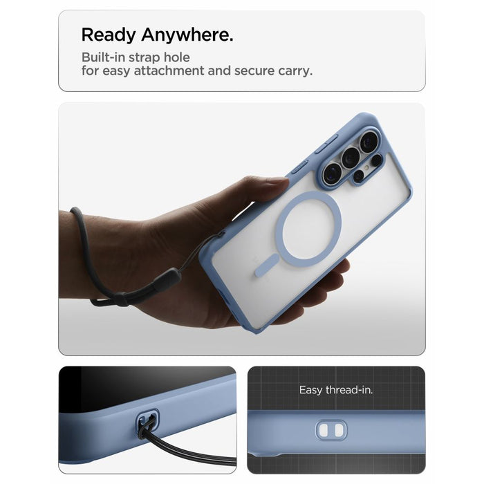Spigen Ultra Hybrid Mag MagSafe Case for Samsung Galaxy S26 Ultra - Clear Blue