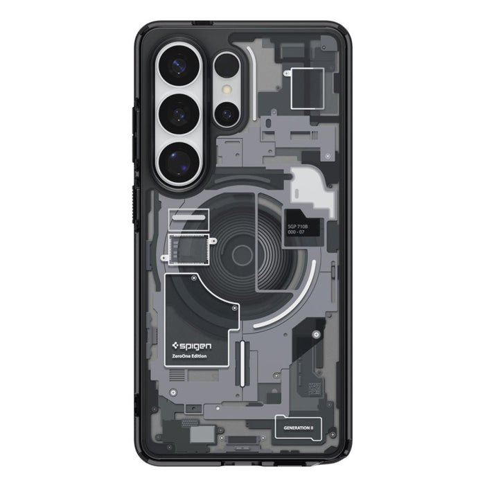 Spigen Ultra Hybrid Mag MagSafe Case for Samsung Galaxy S26 Ultra Zero One - Clear Black