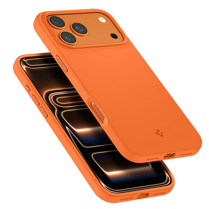 Spigen Silicone Fit Mag MagSafe Case for iPhone 17 Pro Max - Orange