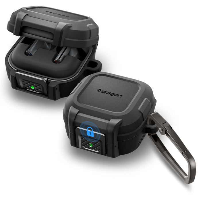 Spigen Lock Fit Case for Samsung Galaxy Buds 4 / 4 Pro - Matte Black