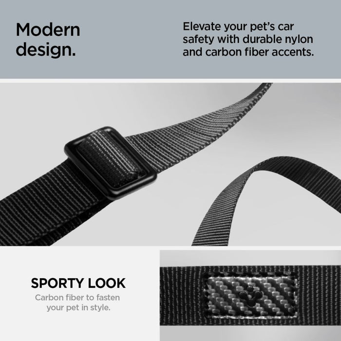 Spigen PS100 Universal Pet Seat Belt - Black