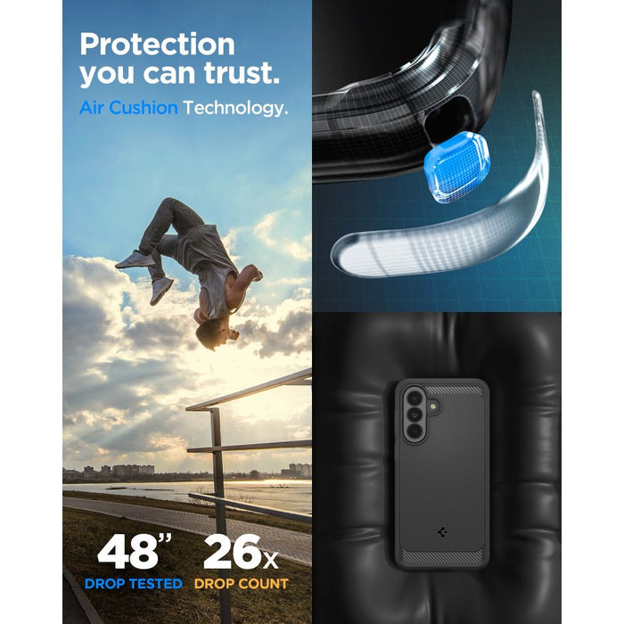 Spigen Rugged Armor Case for Samsung Galaxy A37 5G - Black