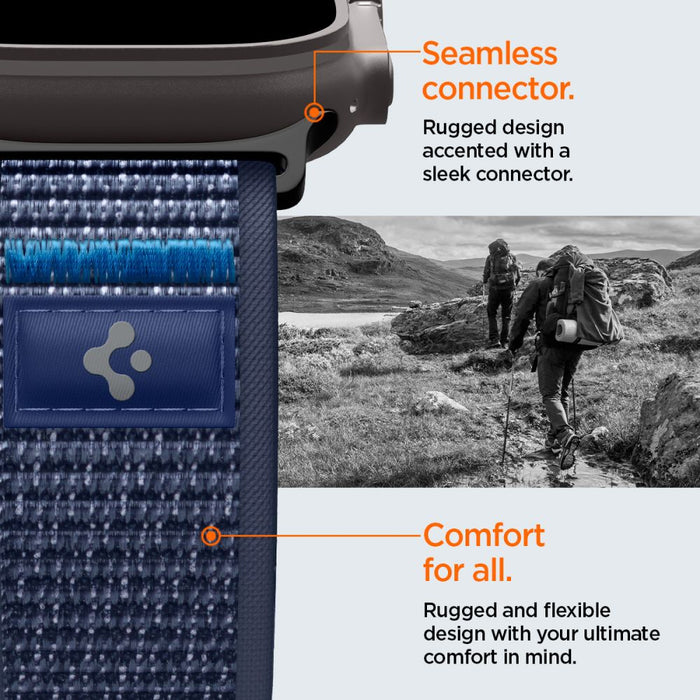 Spigen Athlex Air 2 Strap for Apple Watch (44 / 45 / 46 / 49 mm) - Navy Blue