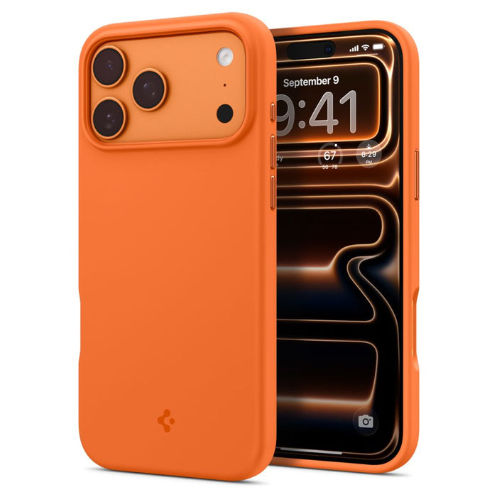 Spigen Silicone Fit Mag Case for iPhone 17 Pro - Orange