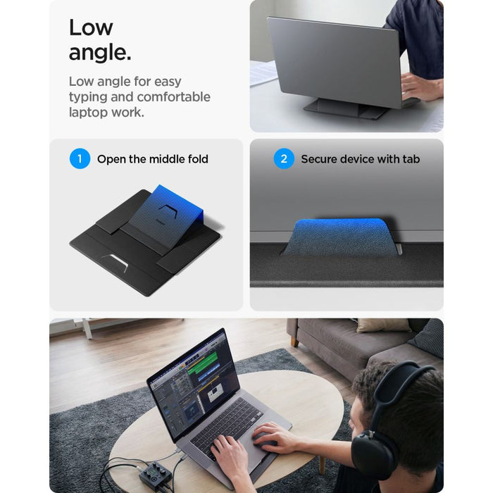 Spigen SlimFold LD201-S8 Laptop Stand - Gray