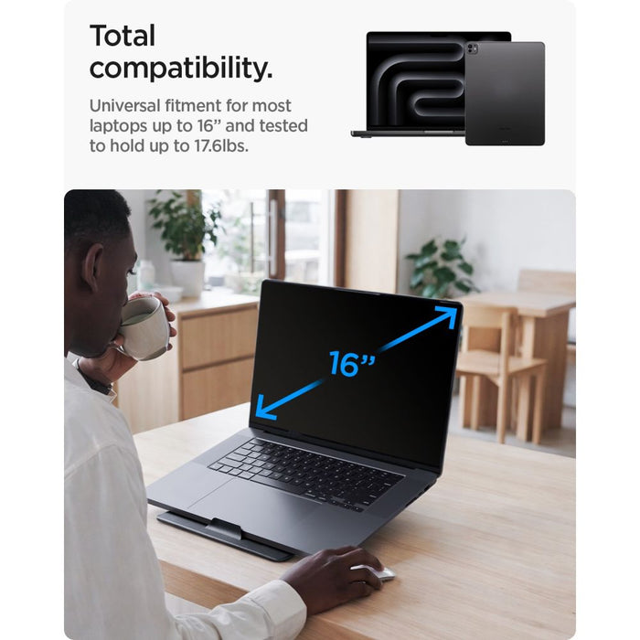 Spigen SlimFold LD201-S8 Laptop Stand - Gray
