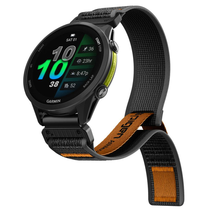 Spigen Athlex Air Strap for Garmin QuickFit 22mm - Black and Orange