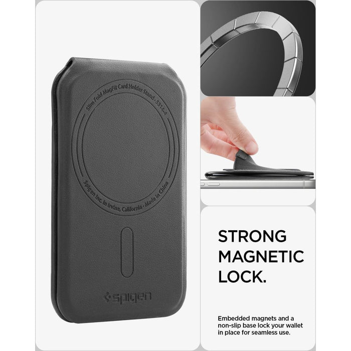 Spigen Slim Fold S314-4 MagSafe Phone Wallet - Black